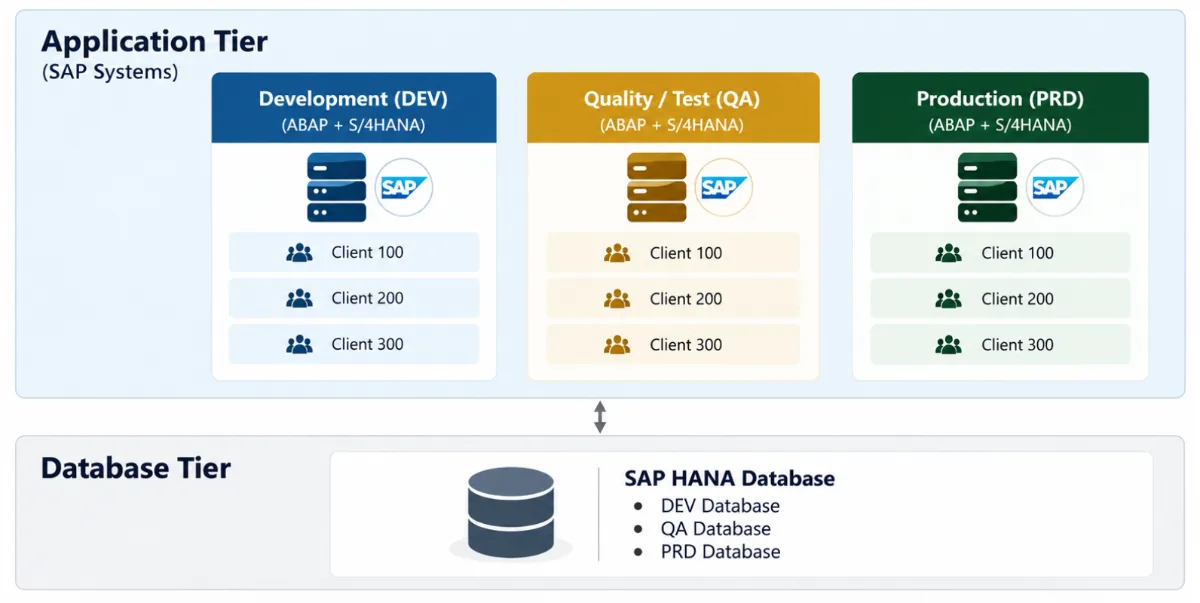 SAP Landscape diagram