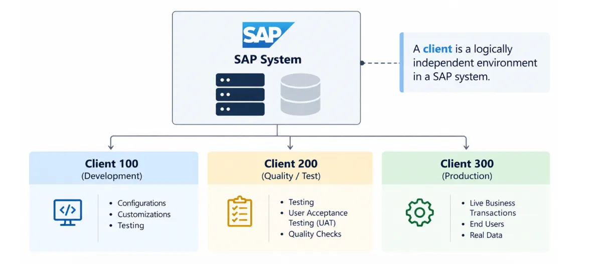SAP client diagram