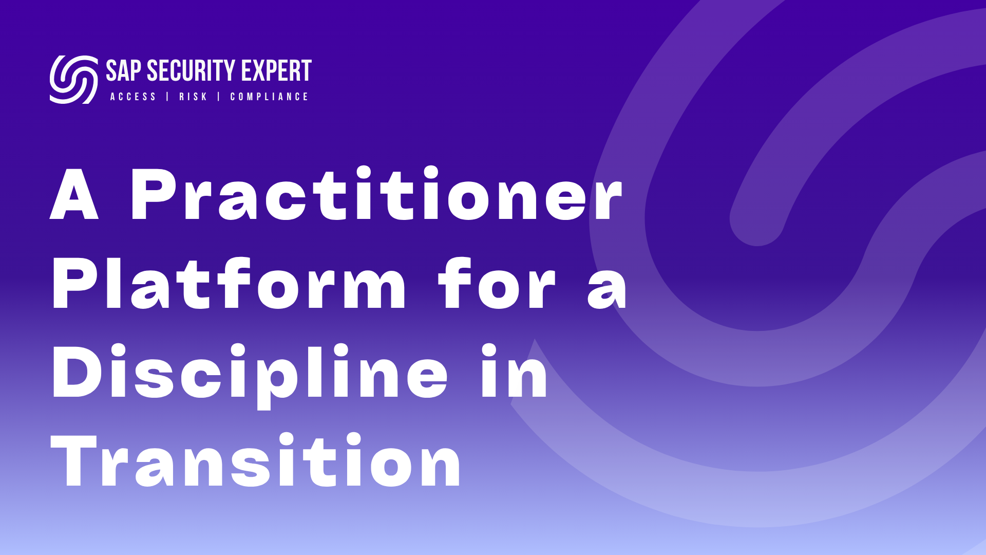 A Practitioner Platform for a Discipline in Transition